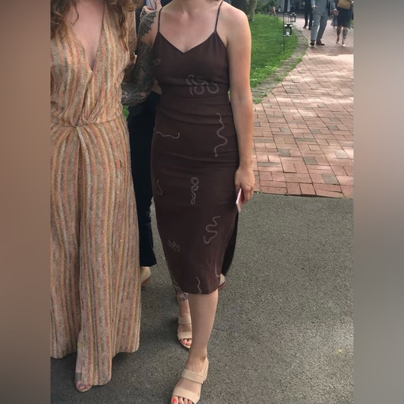 Paloma Wool mamba snake linen dress - Picture 5 of 6